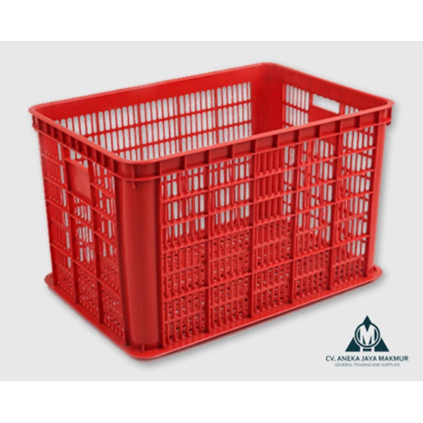 Industrial Plastic Basket HDPE size 620 x 430 x 380 MM