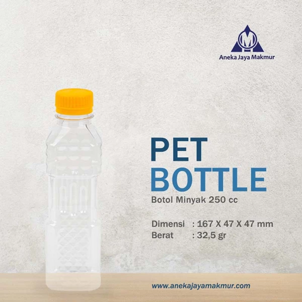 Botol Minyak PET 250 ml